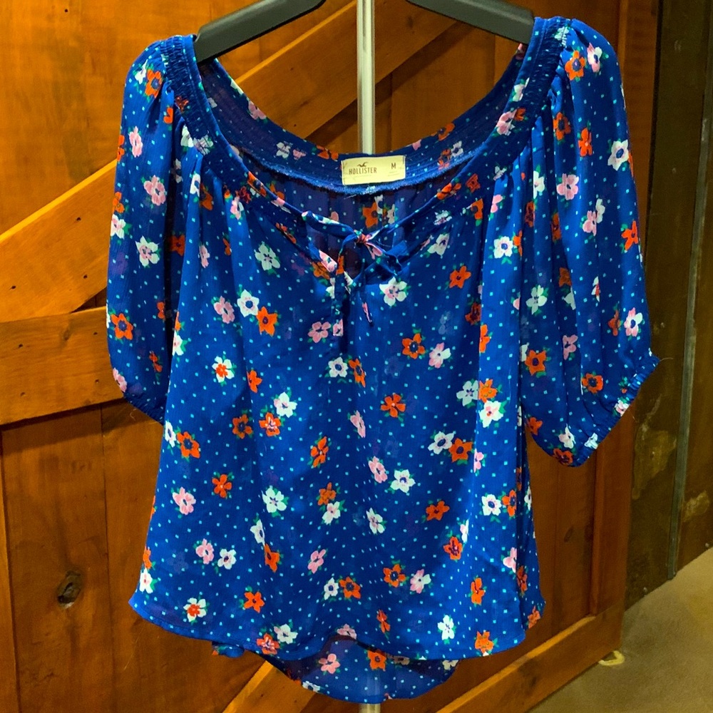 Sheer Hollister Blouse
